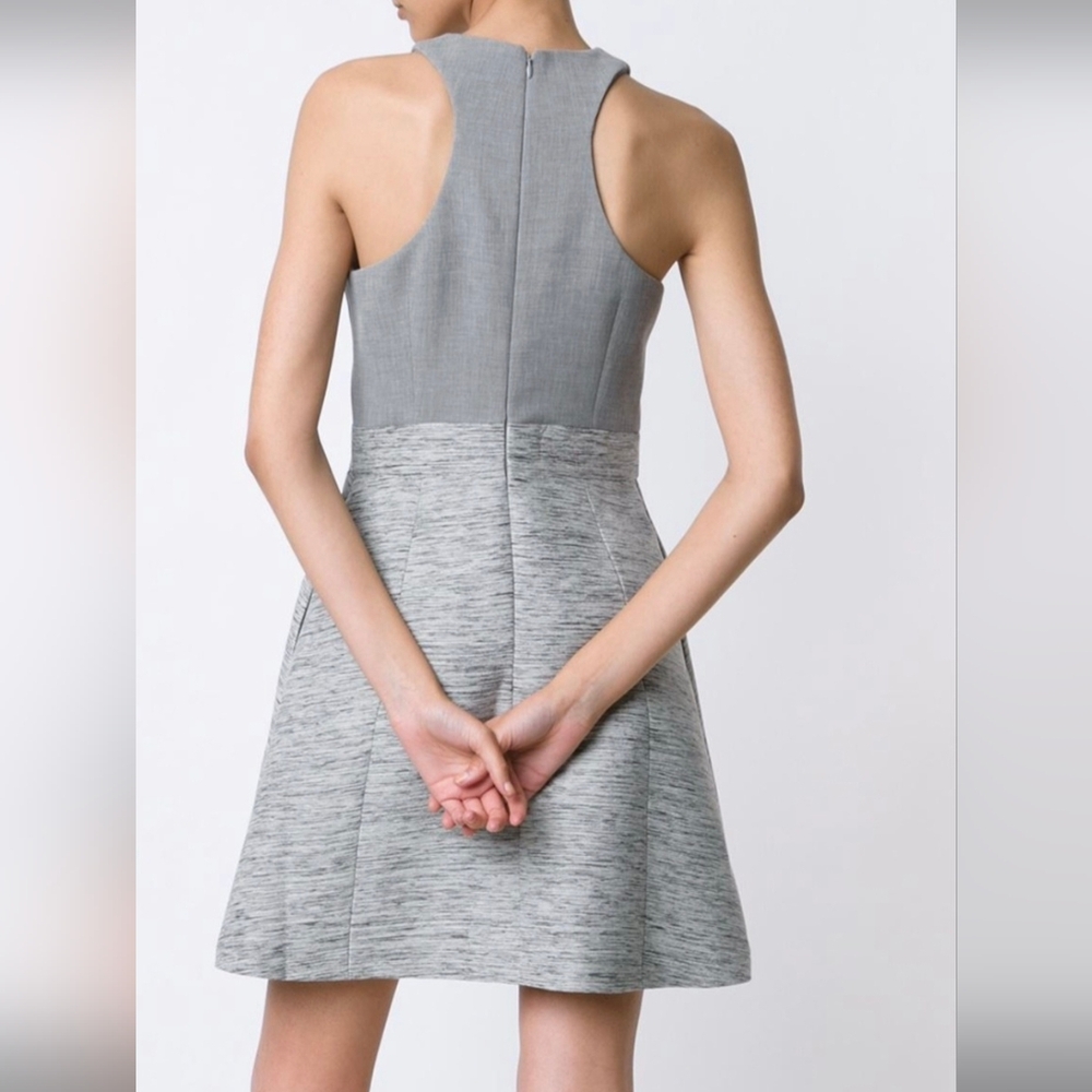 Alexander McQueen Gray Backless Dress